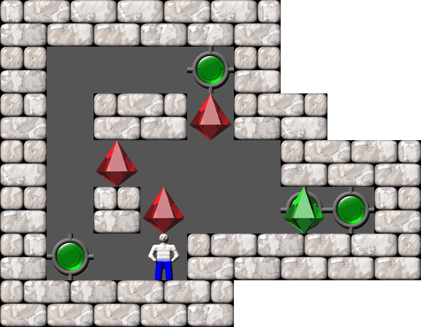 Sokoban Mass Remodel level 1830